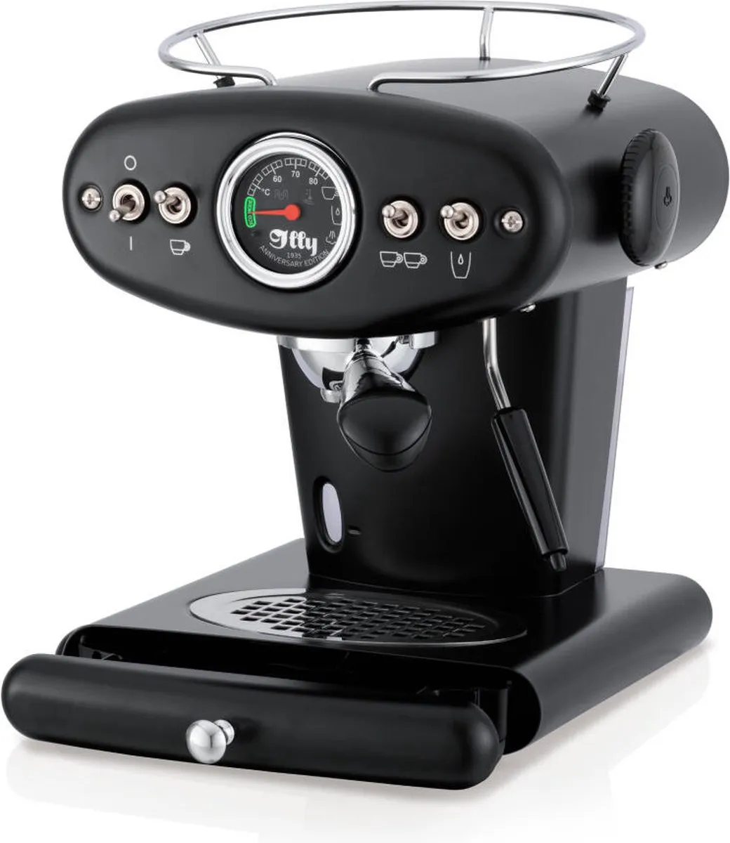 illy X1 Anniversary Koffiemachine ESE & Gemalen - 2 Kopjes - 1200W - Zwart