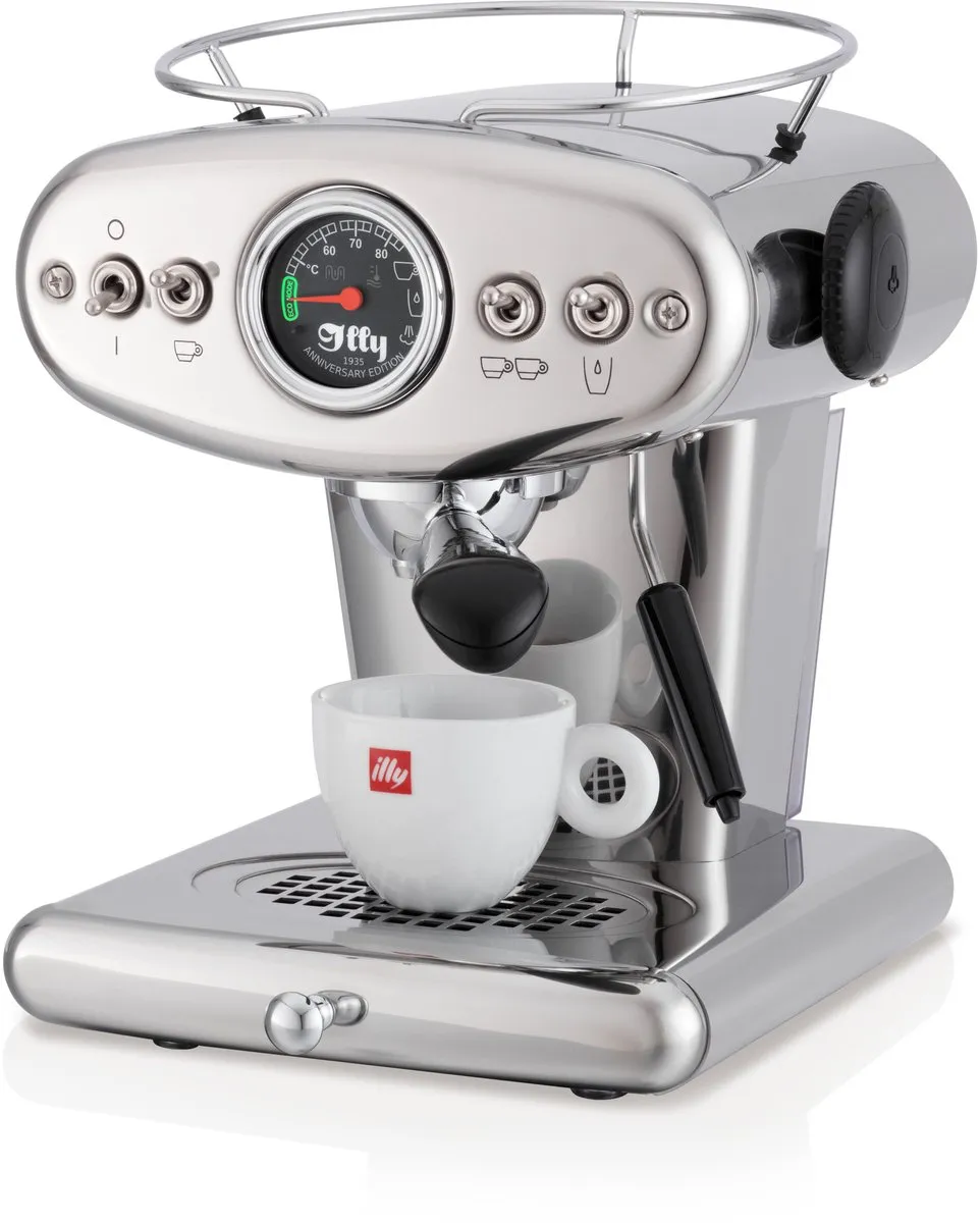 illy X1 Anniversary ESE & Ground Koffiemachine - 1200W - 1L - Zwart/RVS - afbeelding 2 van 5