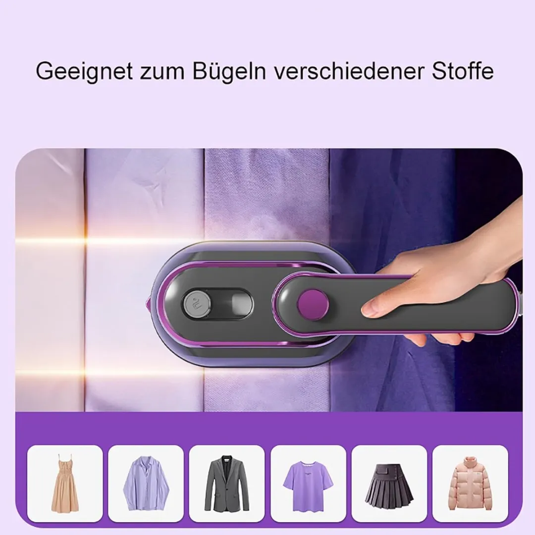 ECTEATOY Mini Reisstrijkijzer 1000W - Grijs