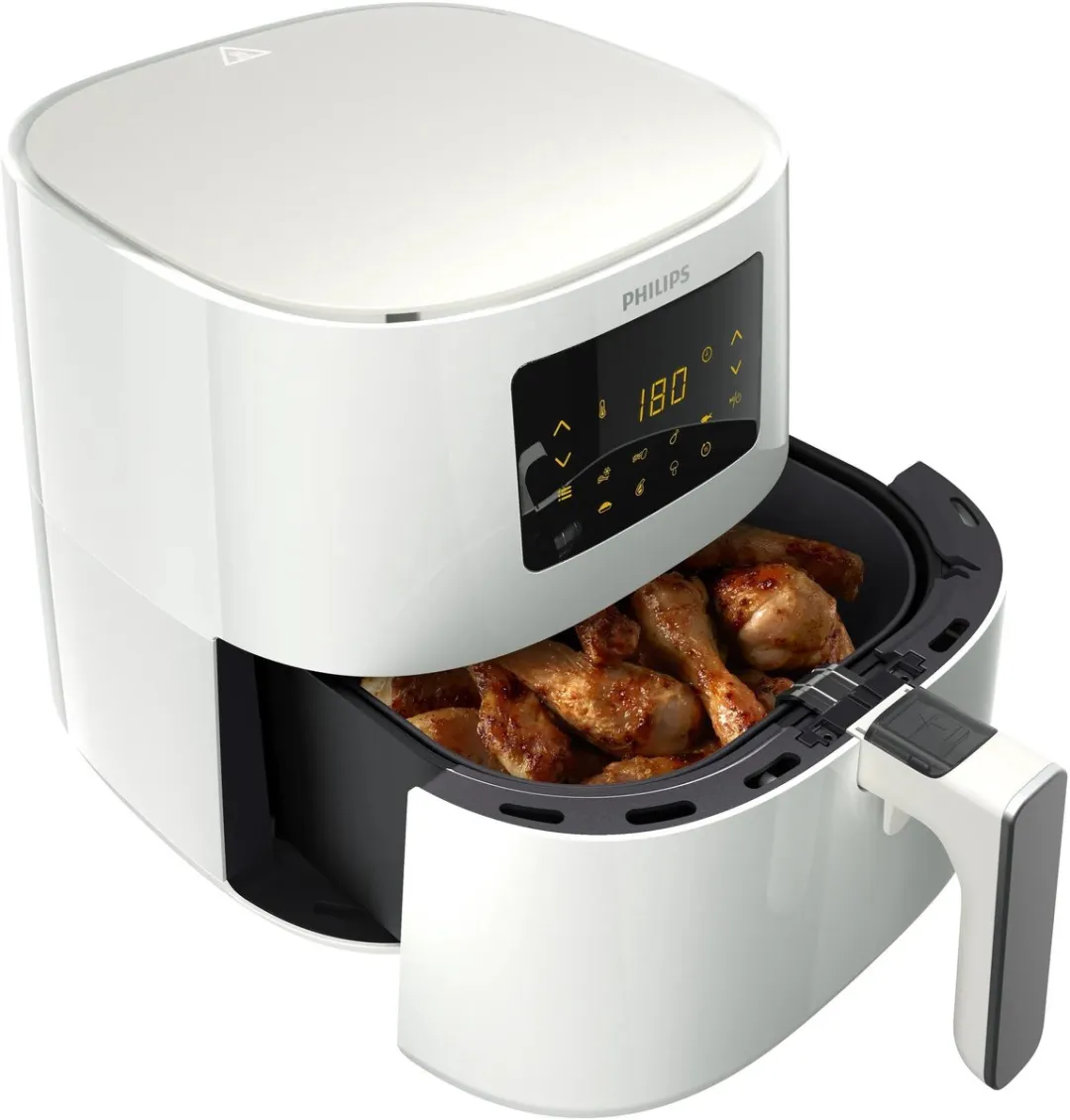 Philips 3000 Series HD9270/00 Heeluchtfriteuse 6,2L - 2000W - Zilver/Wit