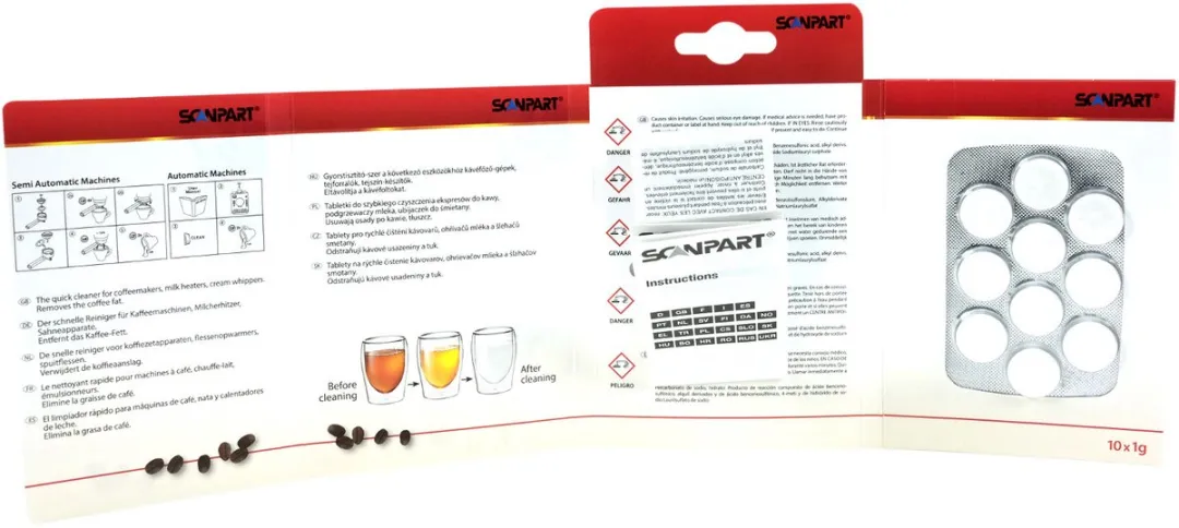 Scanpart Reinigingstabletten Espresso 20 Stuks - 2x10ml