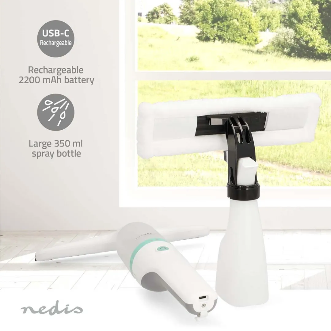 Nedis VCWI230WT Elektrische Ruitenreiniger - Wit