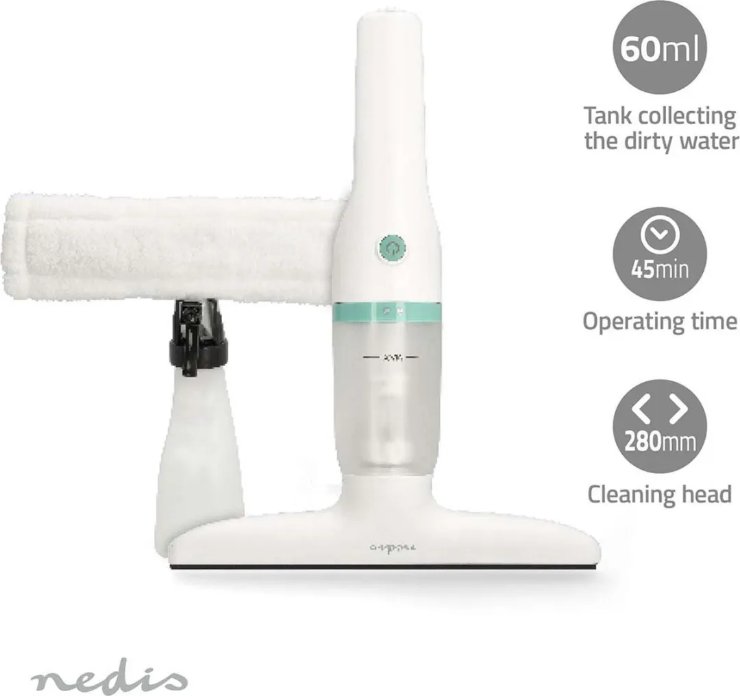 Nedis VCWI230WT Elektrische Ruitenreiniger