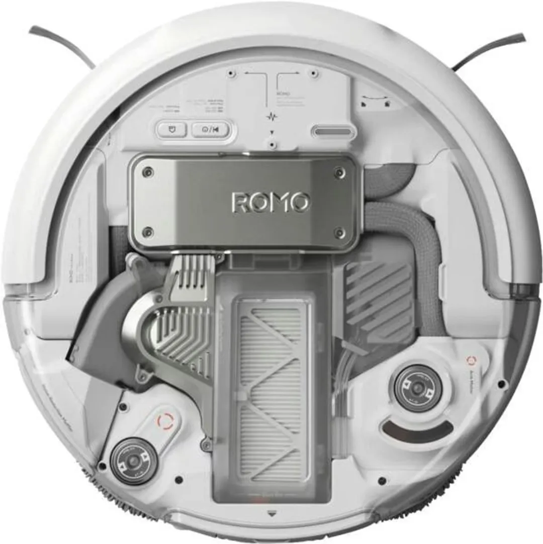 DJI Romo P Robotstofzuiger 25.000 Pa - Transparant
