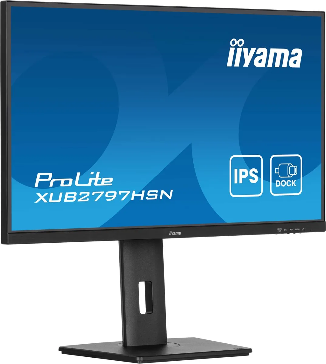 iiyama ProLite XUB2797HSN-B2 27" Monitor - Full HD IPS - USB-C Dock