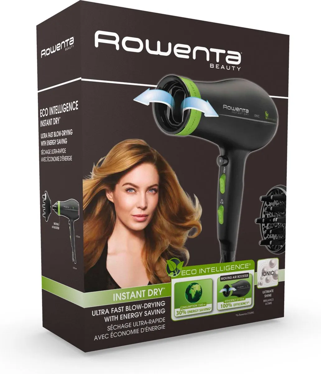 Remington Rowenta CV6030 Haardroger - 1500W - Zwart