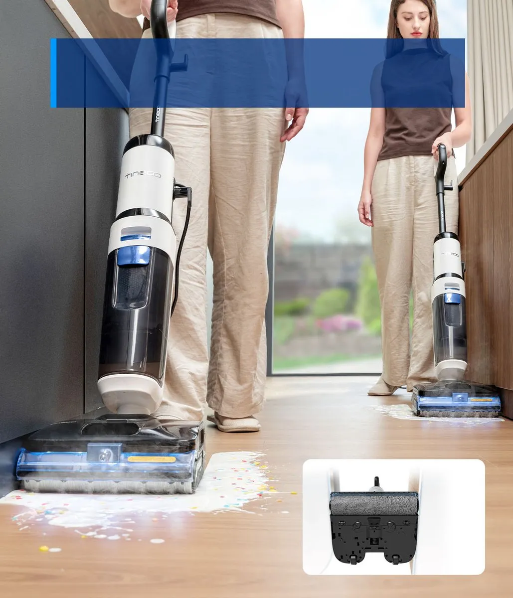 Tineco Floor One S6 Stretch Steam Plus Stoomreiniger - Zwart