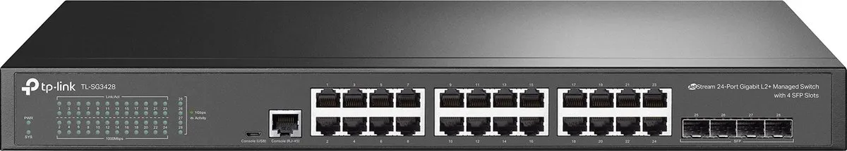 TP-Link TL-SG3428 Managed Switch 24-Poorten
