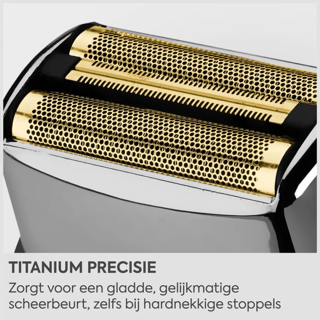 BaByliss Super-X ACFS991DBLD Vervangend Scheerblad - 2 Mesjes - Goud/Zwart Chroom