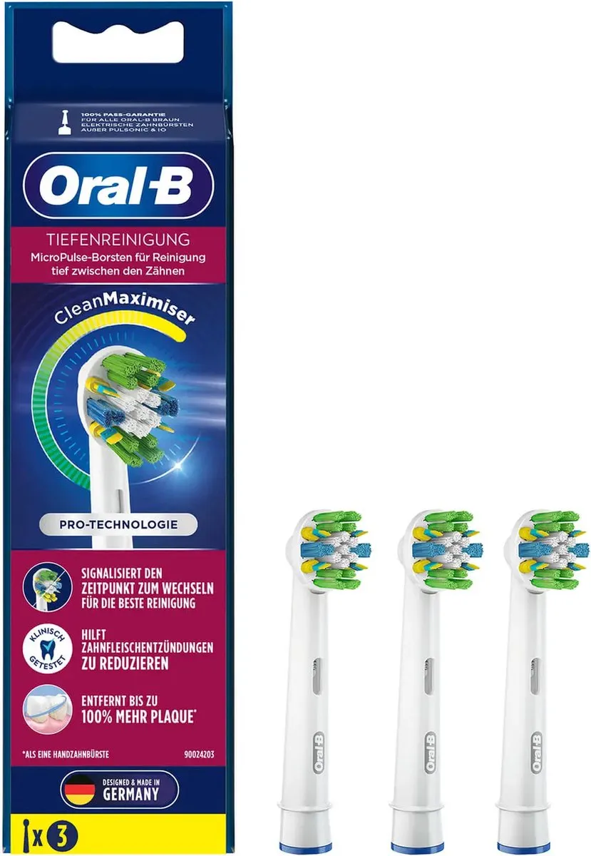 Oral-B Floss Action Opzetborstels 3 Stuks