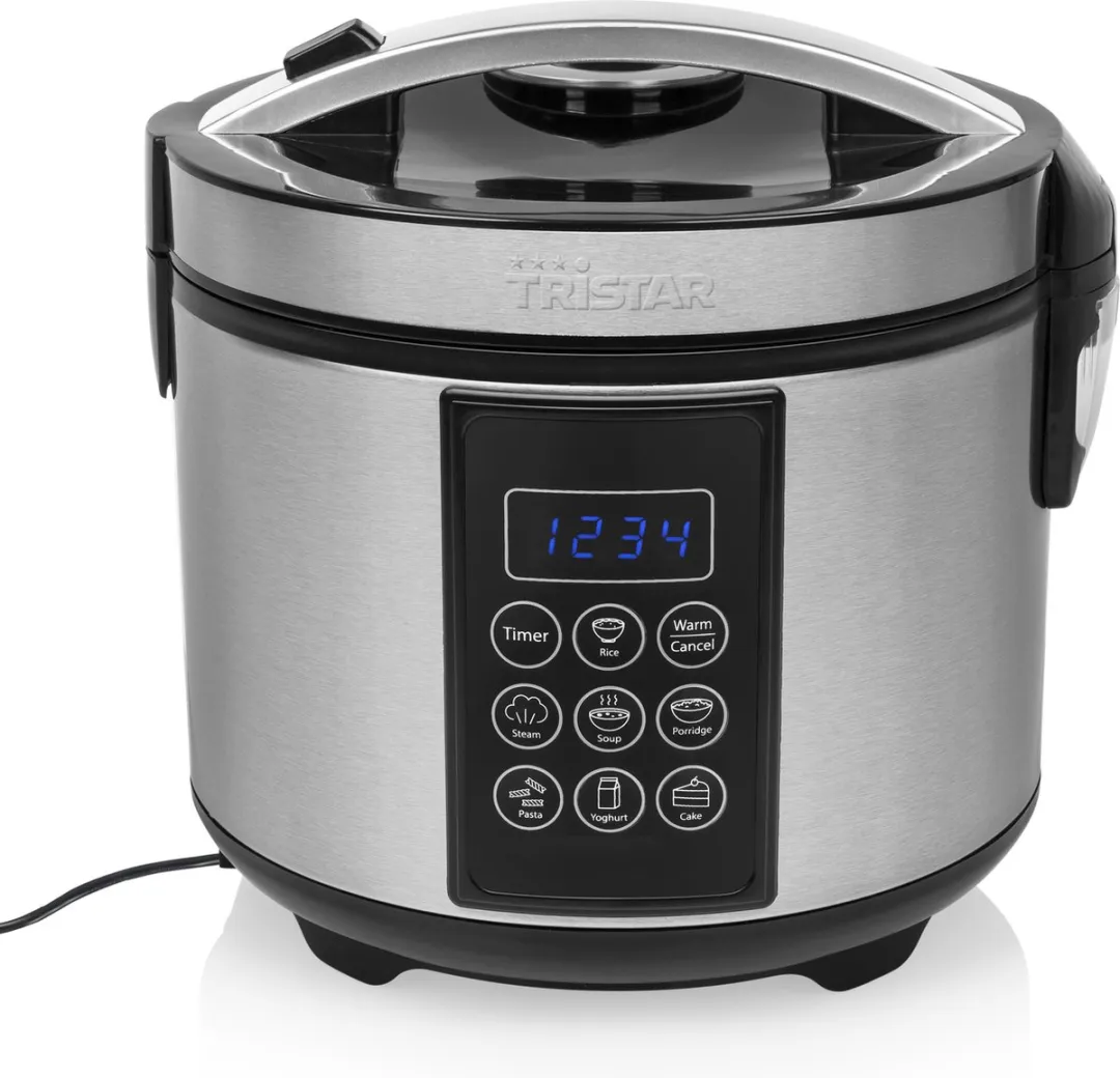 Tristar RK-6132 Rijstkoker Multicooker 1,5L - 12 Programma's - RVS