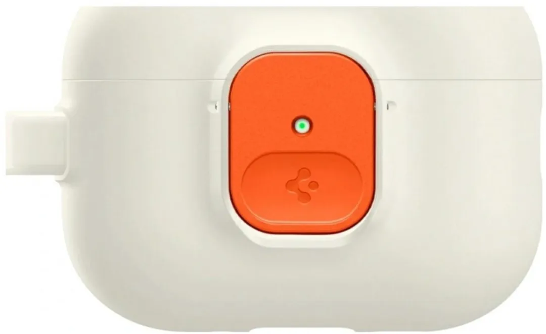 Spigen Nano Pop Serie ACS10134 Beschermhoes AirPods Pro 3 - Beige - Met Karabijnhaak