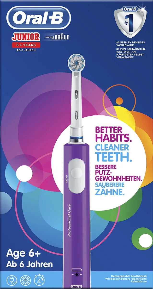 Oral-B Junior Elektrische Tandenborstel - Paars