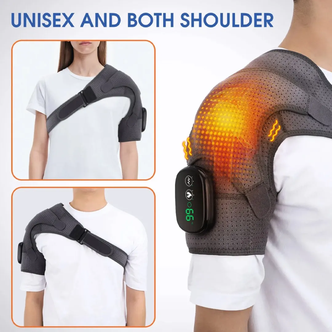 RedParrot Schoudermassage Verwarming - Beide schouders - Zwart