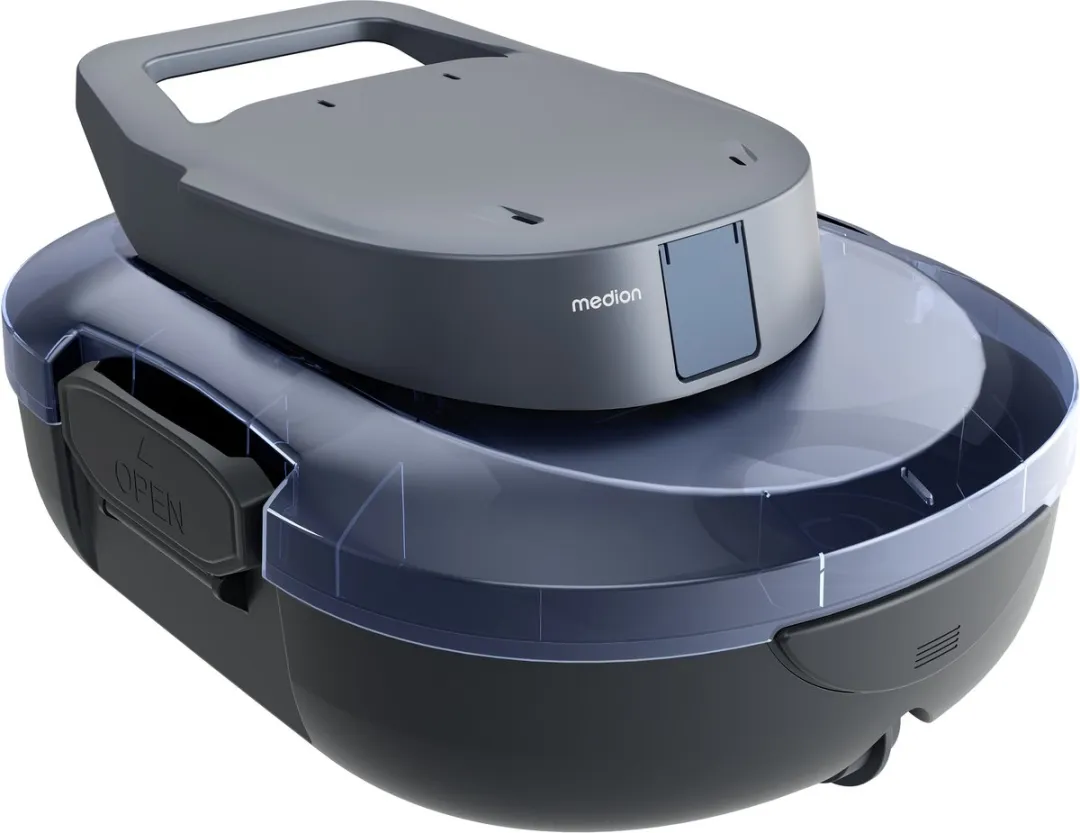 Medion PR1 Zwembadrobot - 120 Min Accuduur - 2,2L Filter - 80-100m² - Blauw