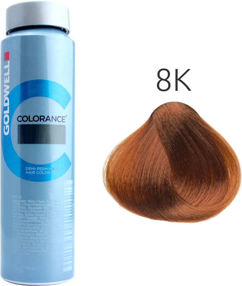 Goldwell Colorance 8K Light Copper Blonde Color Bus 120ml