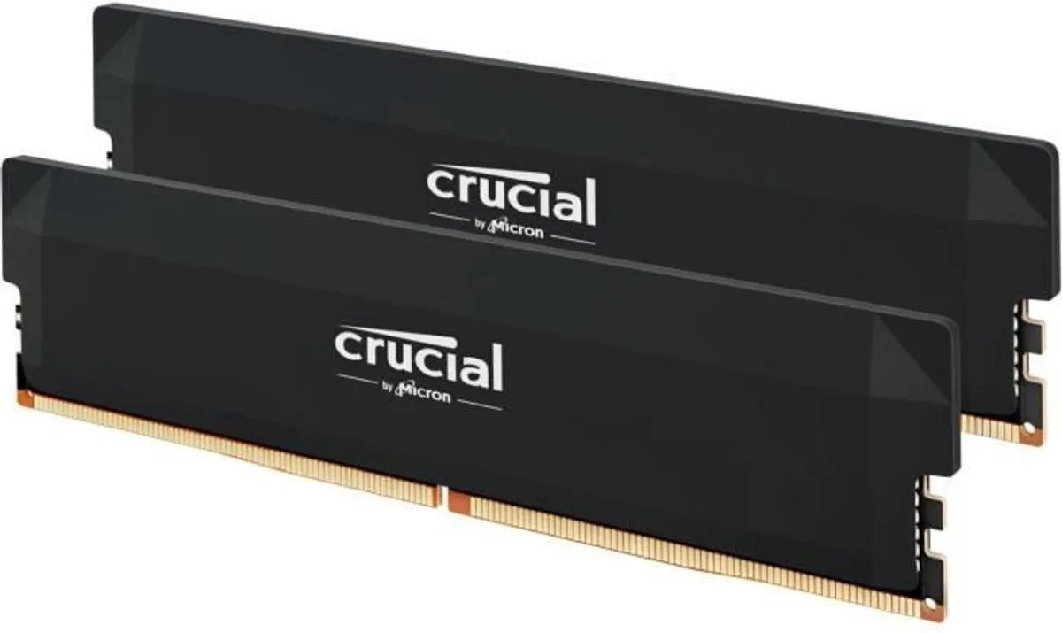 Crucial DDR5 Pro 64GB Kit CP2K32G60C40U5B - 6000MT/s CL40 - Zwart