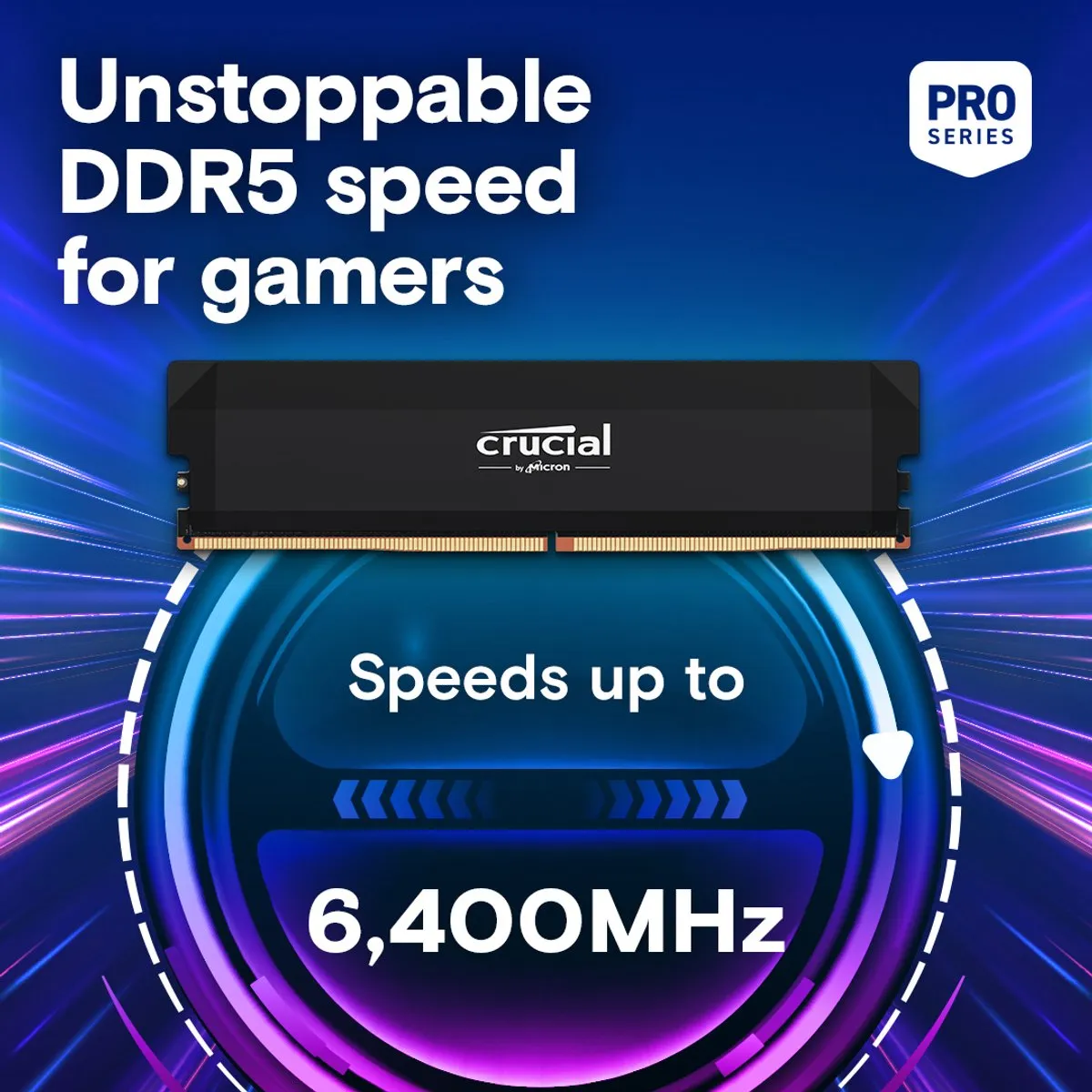 Crucial DDR5 Pro 64GB Kit CP2K32G60C40U5B - 6000MT/s CL40 - Zwart