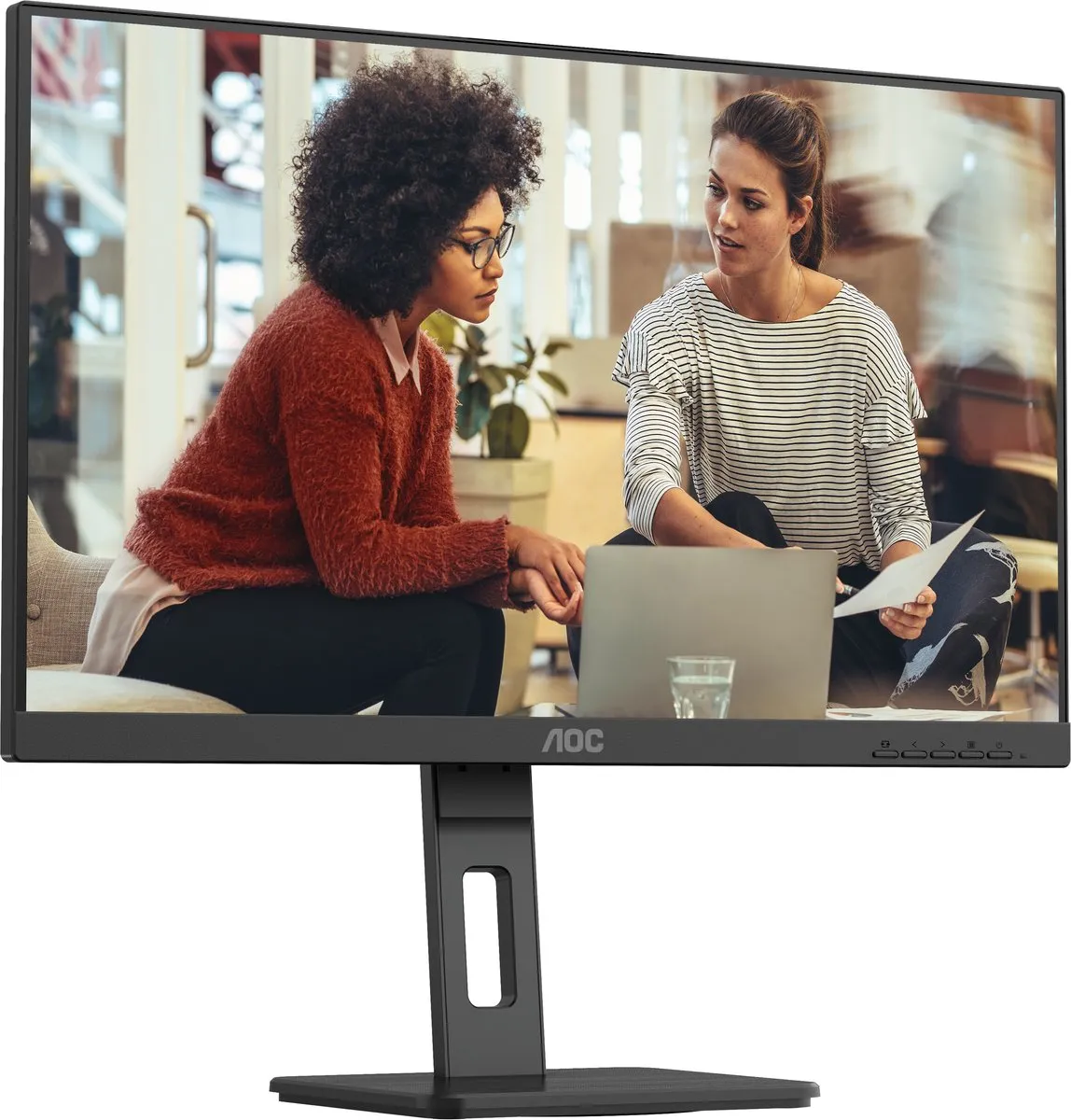 AOC E3 U27E3UF Monitor 27" 4K Ultra HD - Zwart