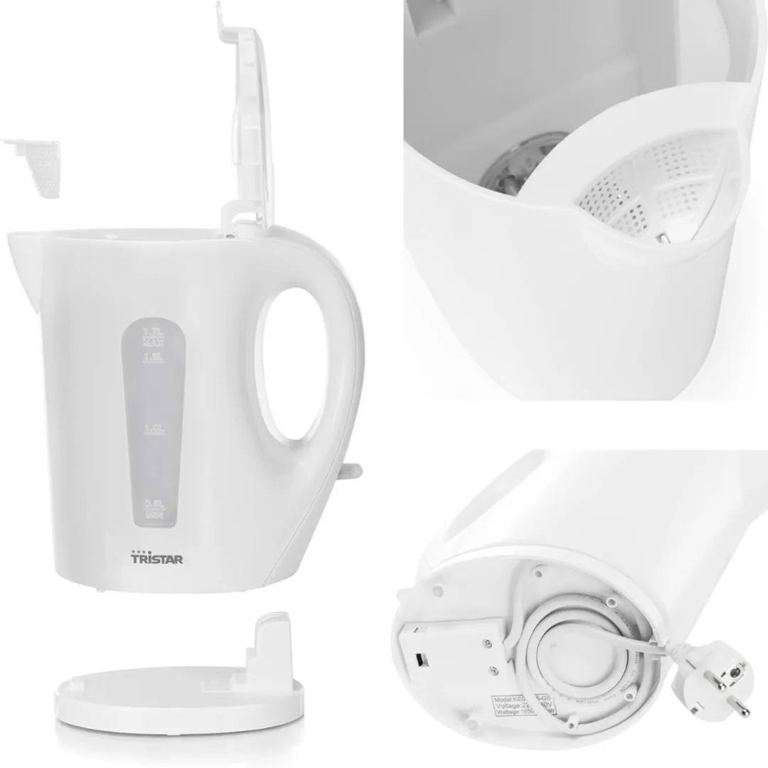 Tristar PD-8742W Waterkoker 1,7L - 2200W - Wit