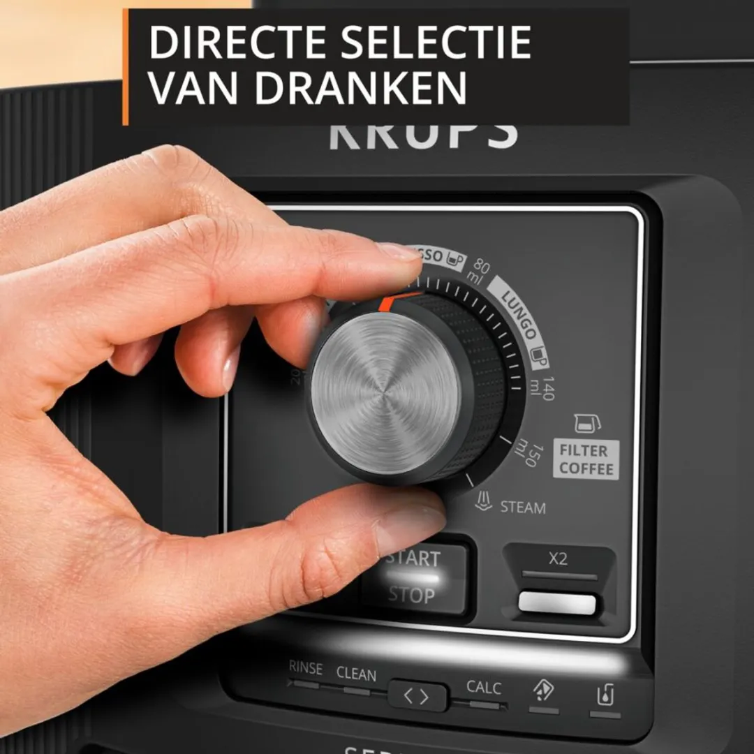 Krups Serenity EA4008 Volautomatische Espressomachine - Zwart