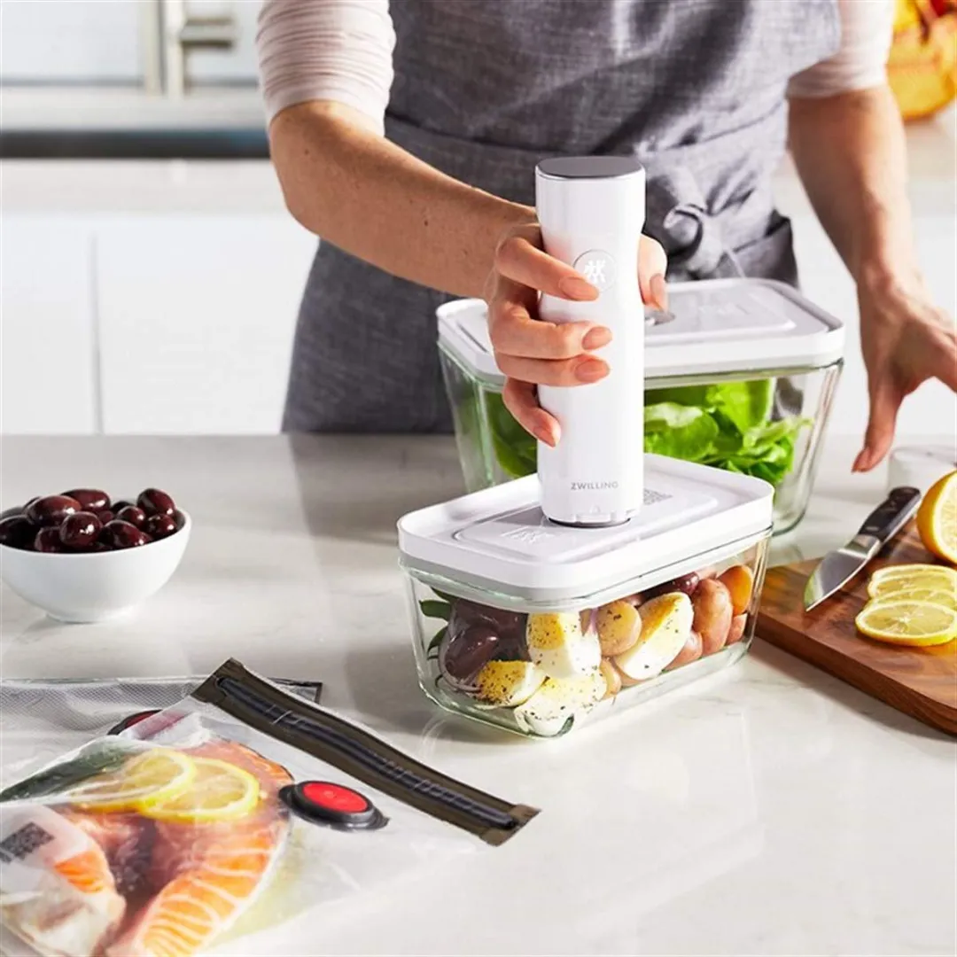Zwilling Fresh & Save Startset Glazen Bakjes - S/M - Vacuümset