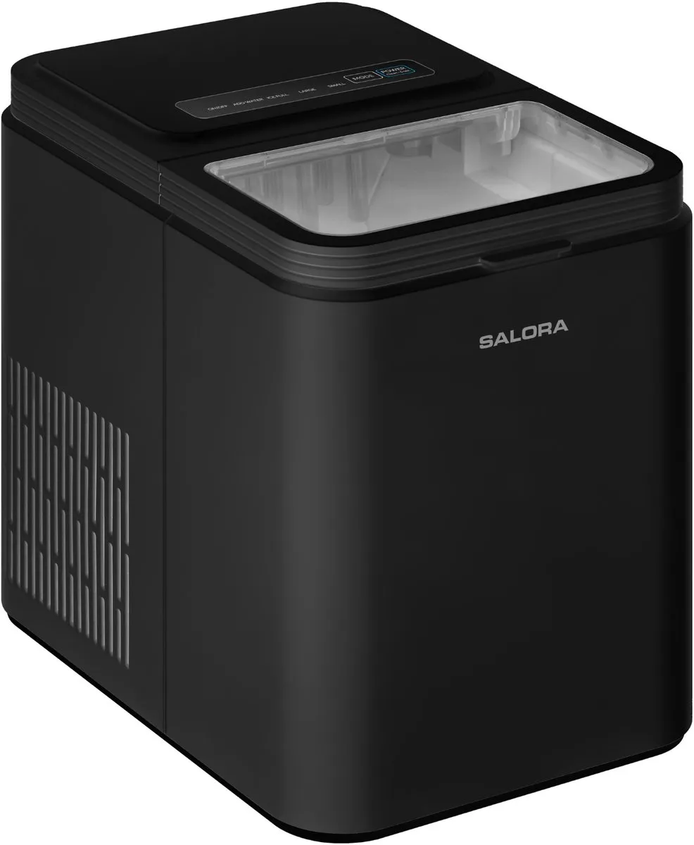 Salora ICE12B IJsblokjesmachine - 12 kg/24u - Zwart