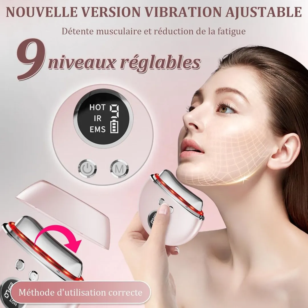 ECTEATOY YXP-72 Oogmassageapparaat - Roze