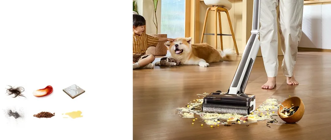 Tineco FLOOR ONE i7 Fold Premium Stofzuiger/Dweil - 22.000 Pa - 50 Min - Wit