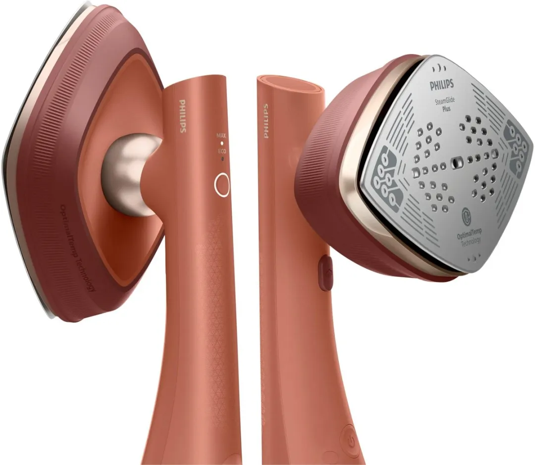Philips OneTurn Hybride Strijkijzer & Stomer GC213/50 - 1800W - Terracotta/Gold
