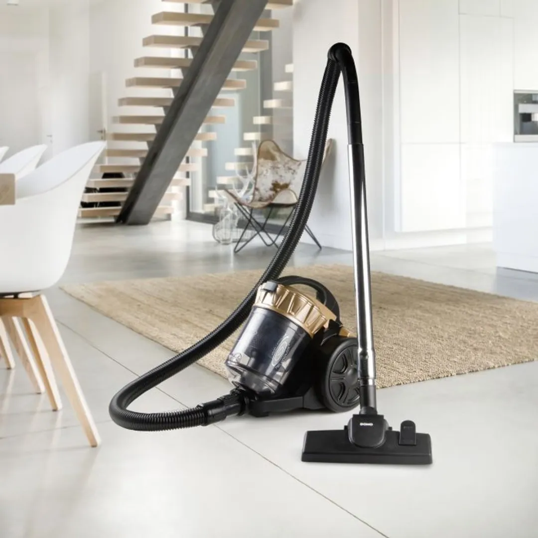 Domo DO7297S Cilinderstofzuiger 700W - 2,5L - Zwart/Goud