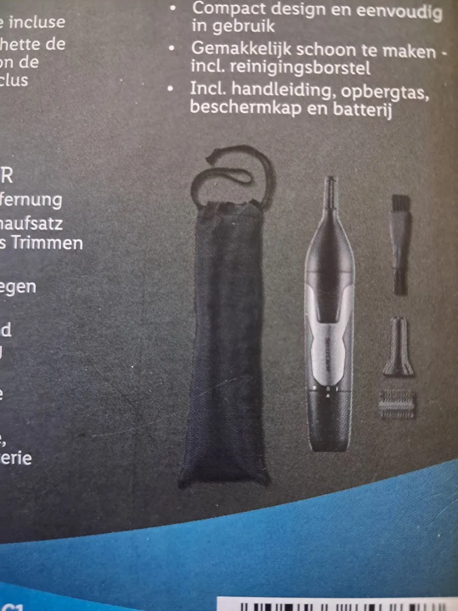 Silvercrest Neus- en oorhaartrimmer 3mm/6mm - Zwart