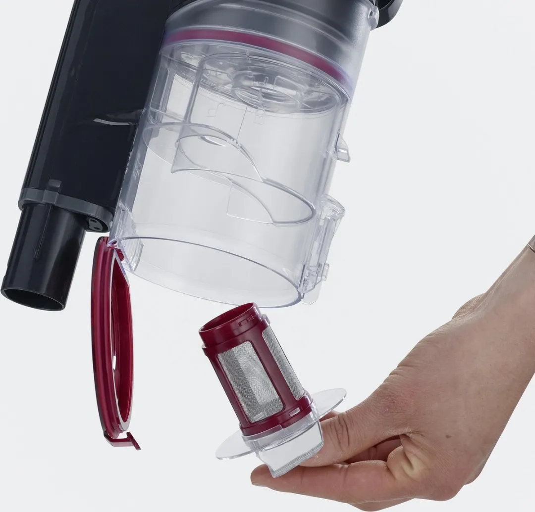 Severin HV7153 Steelstofzuiger - 25 Airwatts - Rood/Zwart