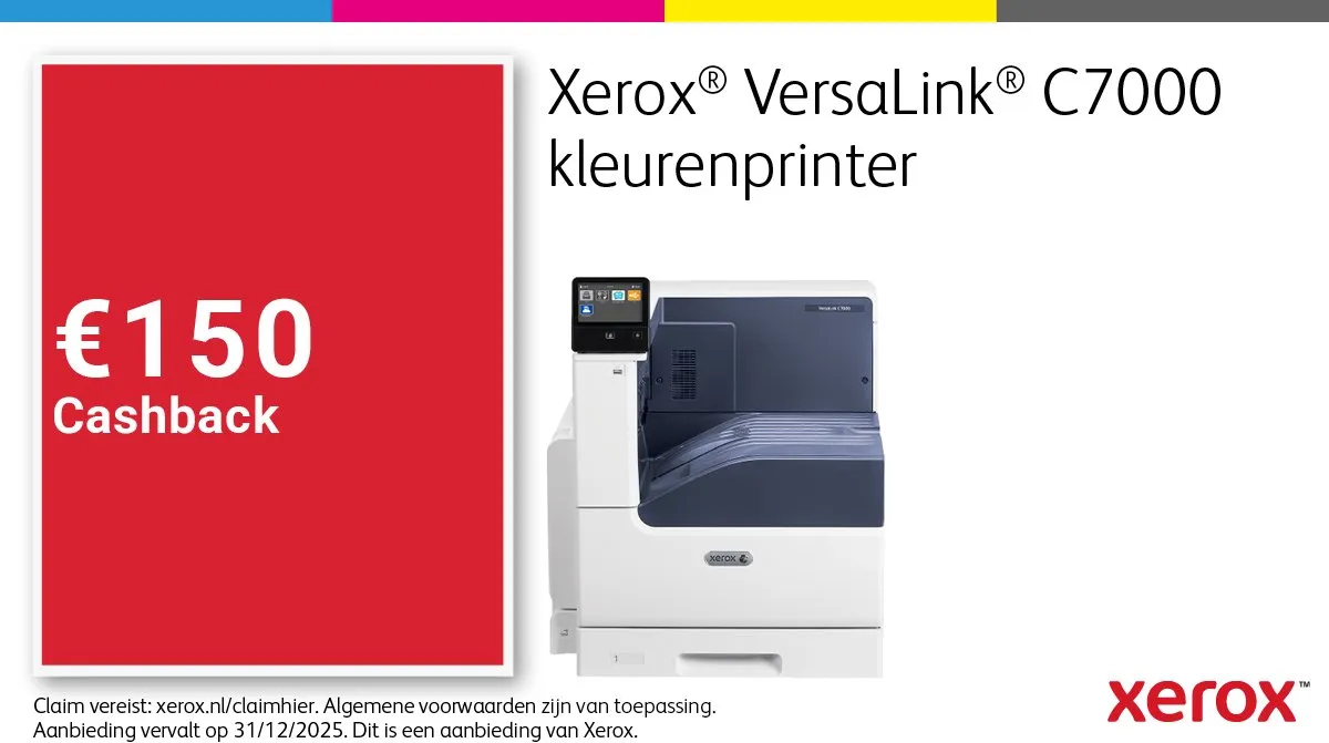 Xerox VersaLink C7000DN A3 Printer - 35ppm - 620 Vel - afbeelding 6 van 6