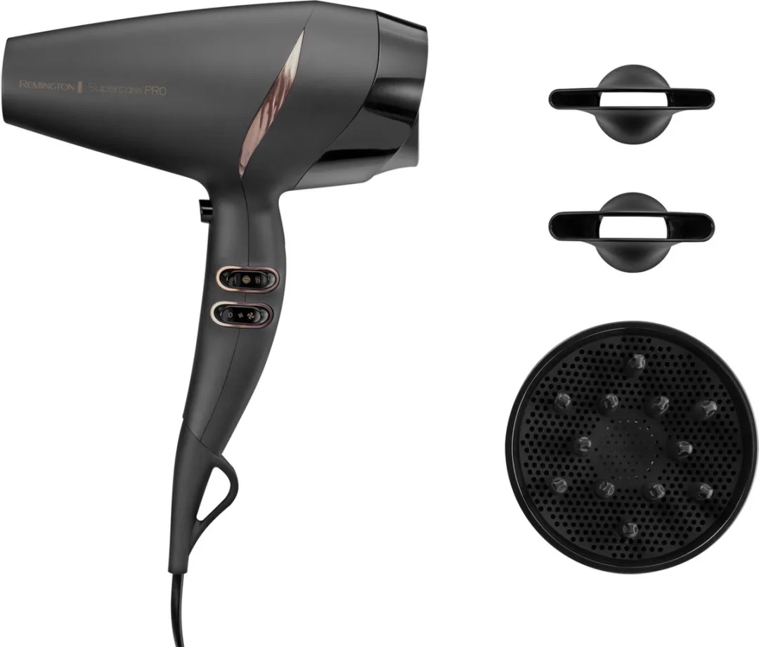 Remington Supercare Pro 2200 AC Föhn AC7200 - 2200W - Zwart