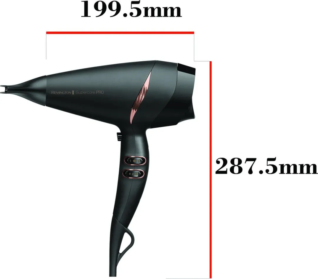 Remington Supercare Pro 2200 AC Föhn AC7200 - 2200W - Zwart