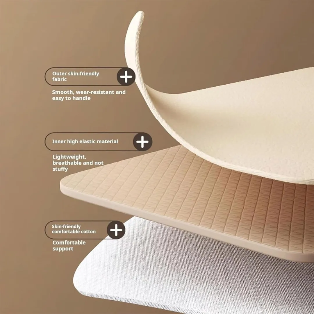 ECTEATOY Draadloos Nekmassageapparaat Shiatsu - 1800mAh - Beige