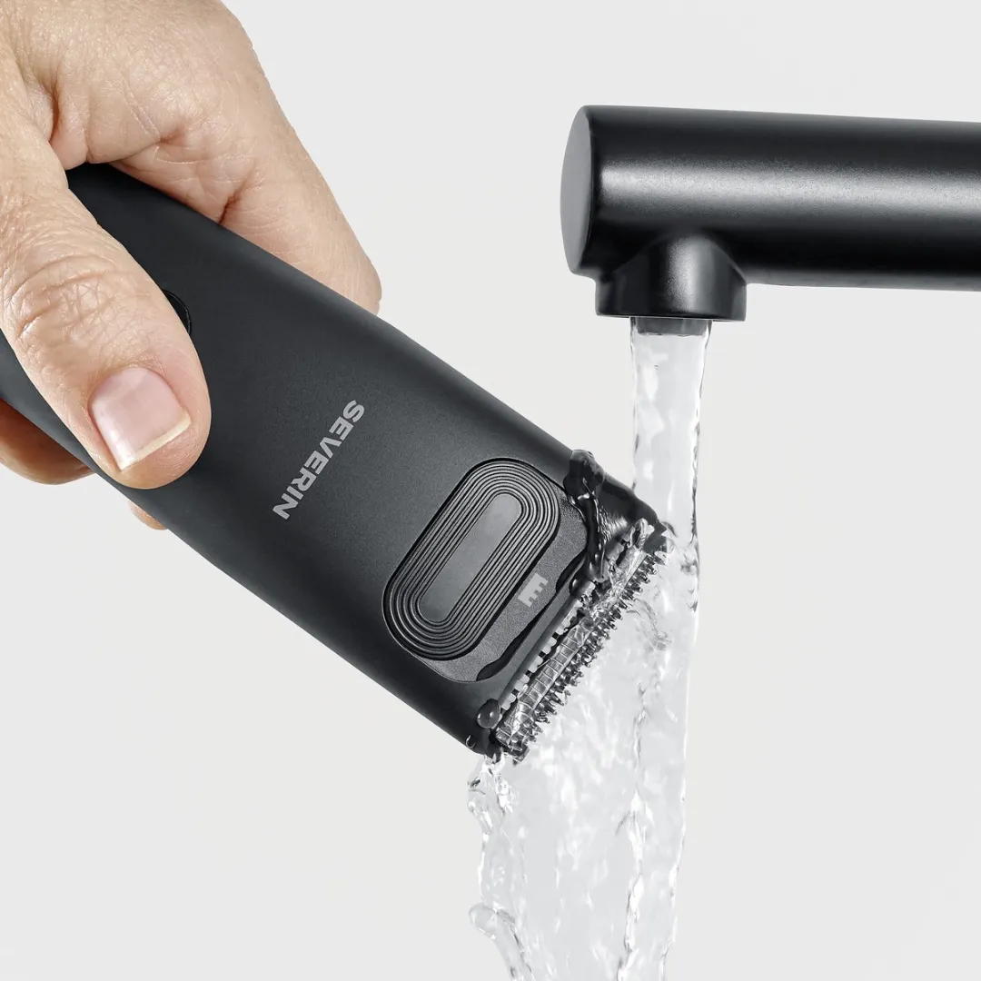 Severin HS 0708 Haartondeuse Draadloos 1-33mm - USB-C - IPX5 Zwart