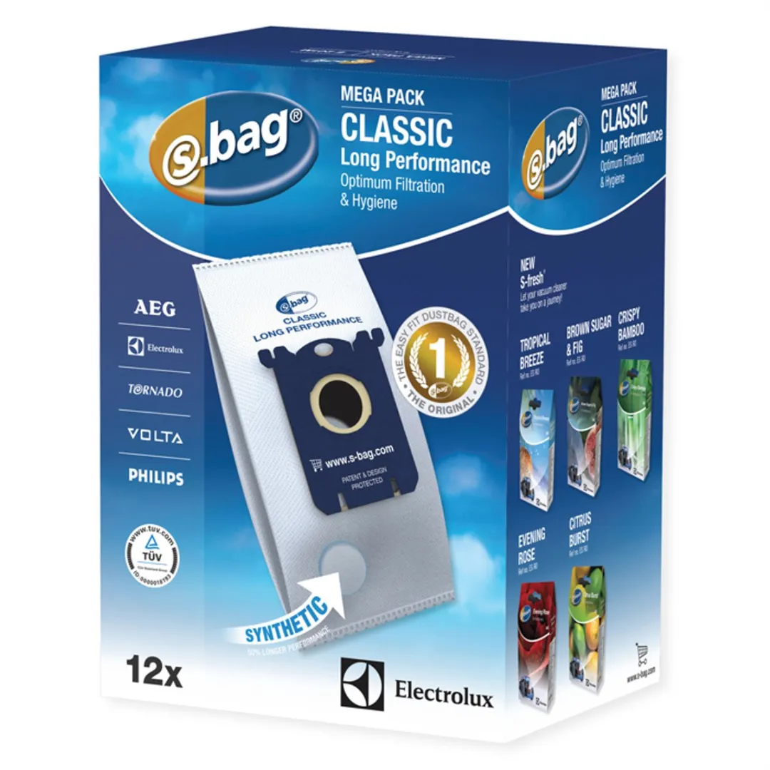 Electrolux E201M Stofzuigerzakken - 12 Stuks