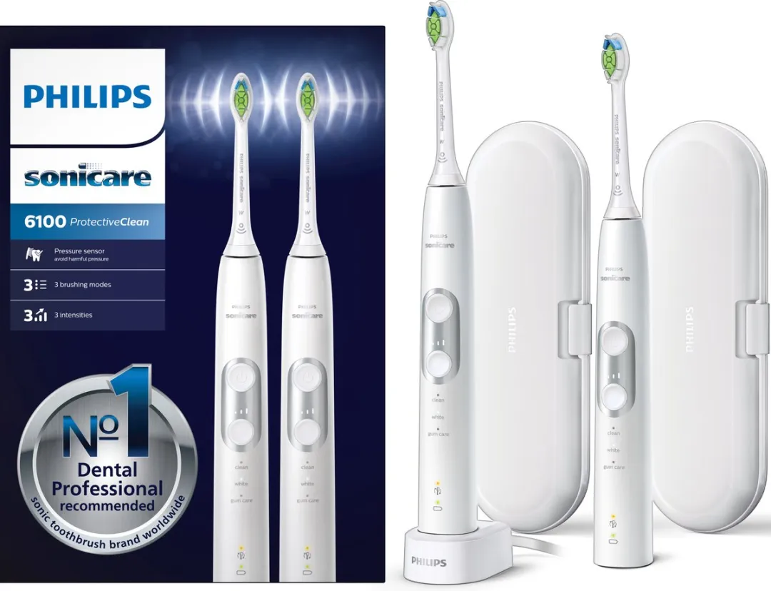 Philips Sonicare ProtectiveClean 6100 HX6877/34 Elektrische Tandenborstel