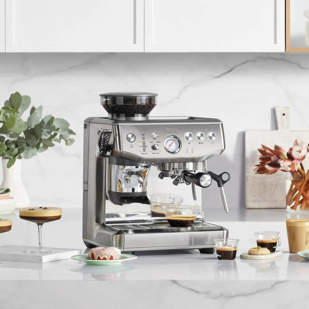 Sage the Barista Impress SES876SST Espressomachine - 2 Kopjes - 2L