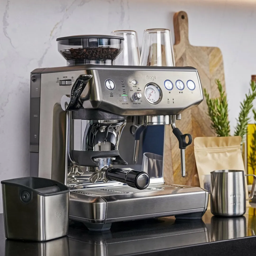 Sage the Barista Impress SES876SST Espressomachine - 2 Kopjes - 2L