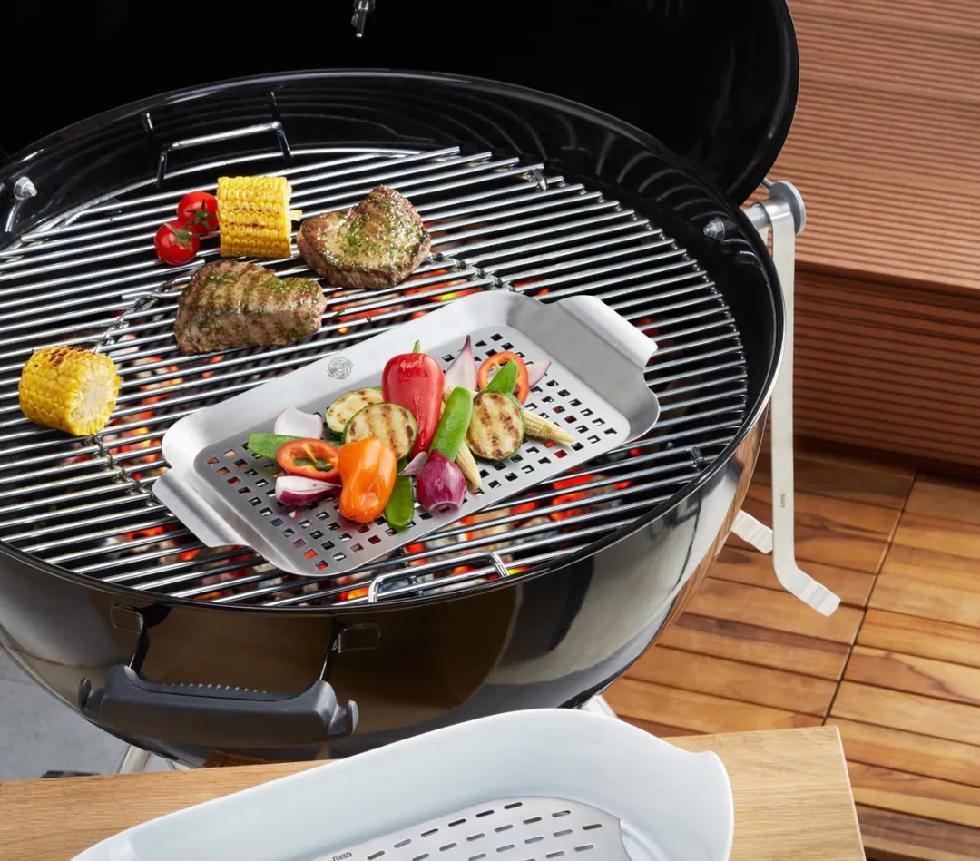 GEFU BBQ Grillpan 43x25cm - RVS - Zilver