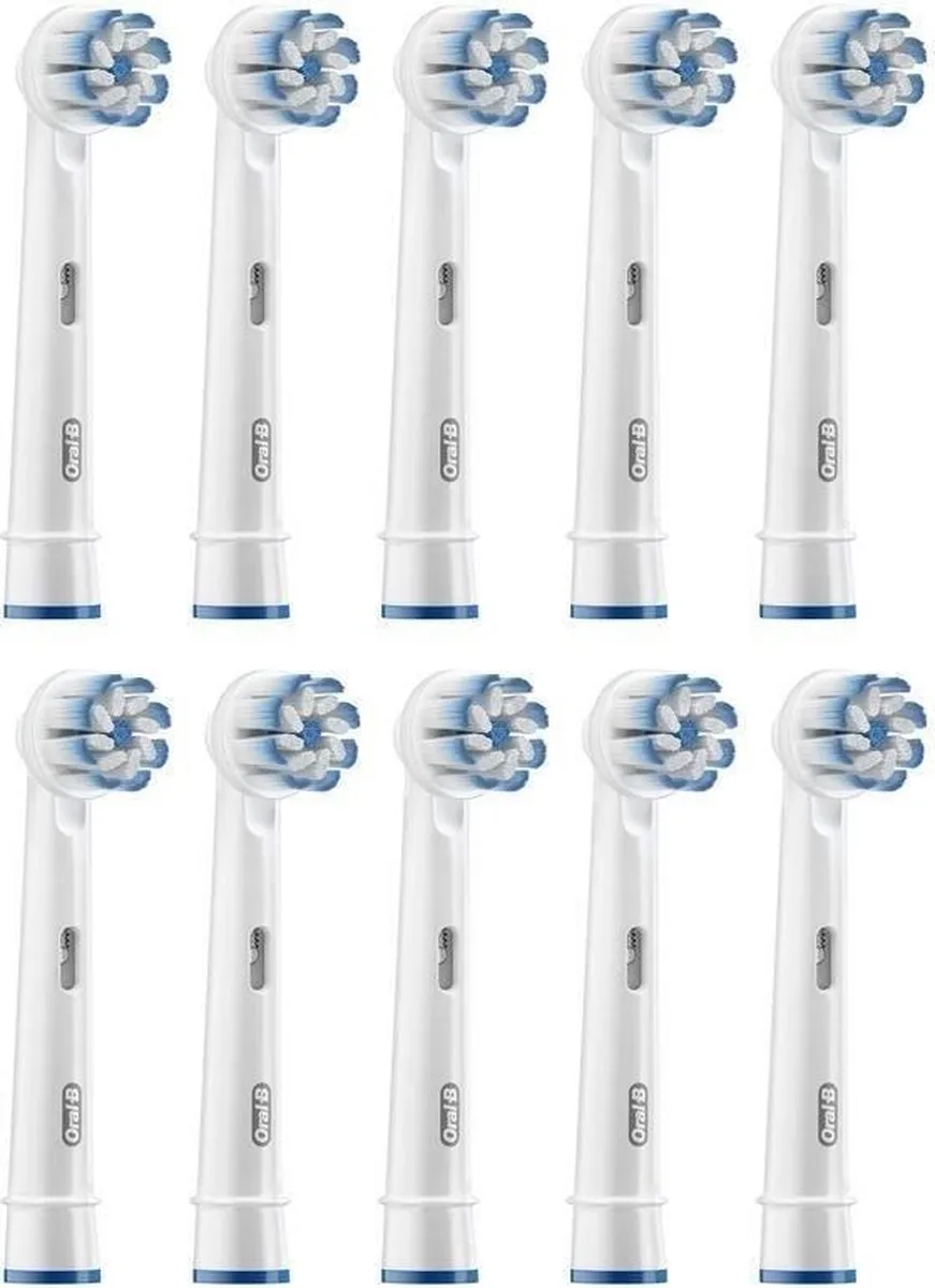 Oral-B Sensitive Clean Opzetborstels 10 Stuks - Wit