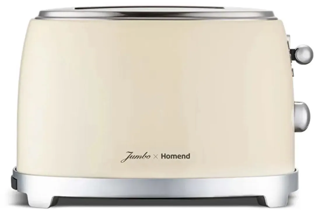Jumbo Homend 1526H Vintage Broodrooster 2 Sneetjes 850W