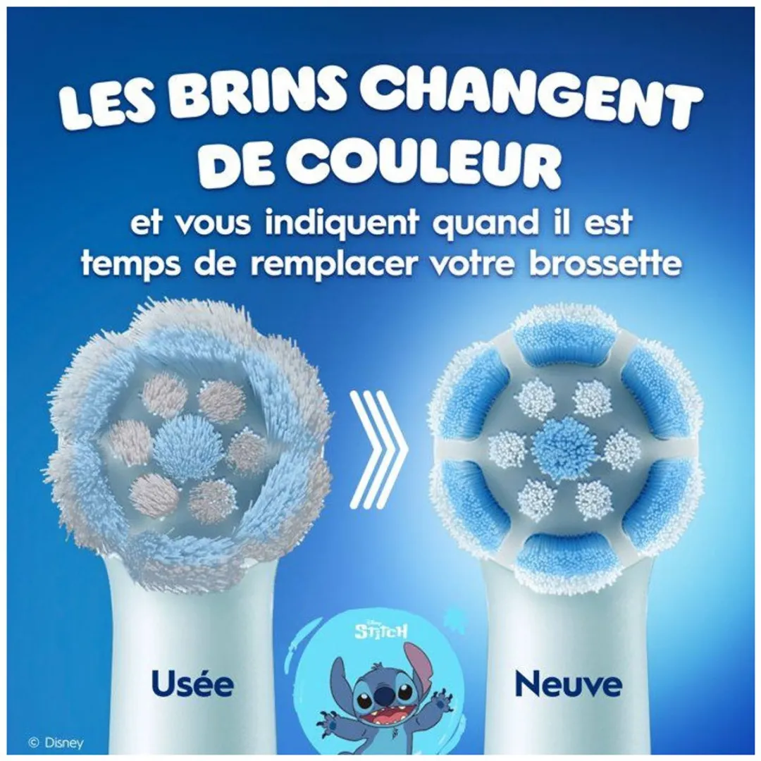 Oral-B iO Kids 6+ Disney Stitch Opzetborstels - 3 Stuks