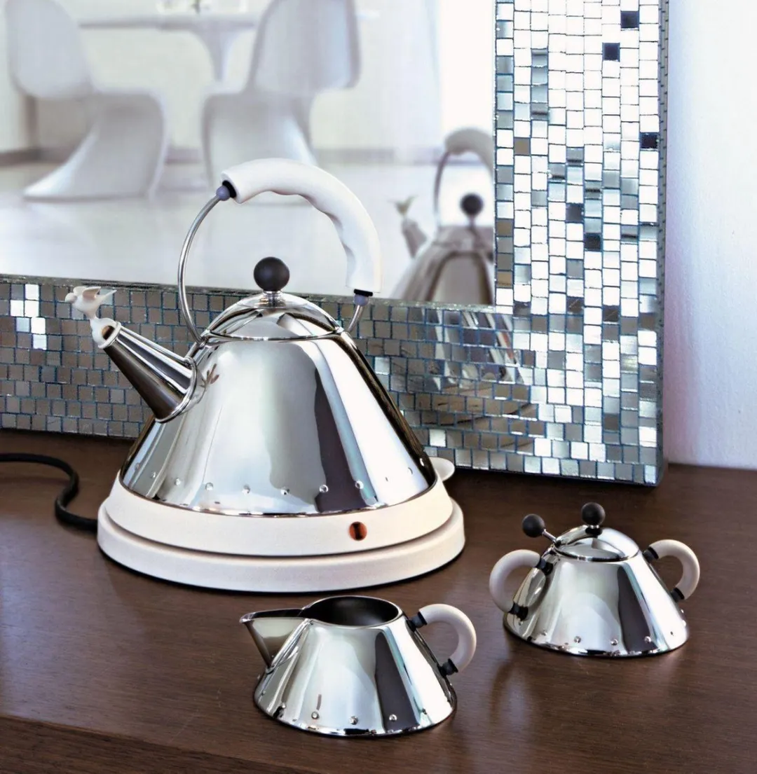 Alessi MG32 B Waterkoker - 2400W - 1.5L - Zwart