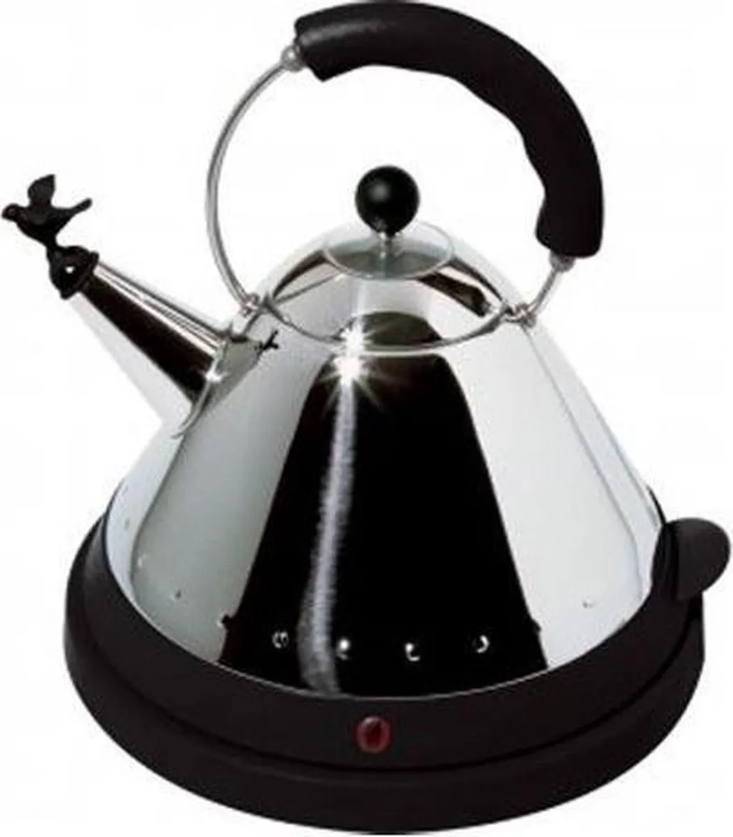 Alessi MG32 B Waterkoker - 2400W - 1.5L - Zwart