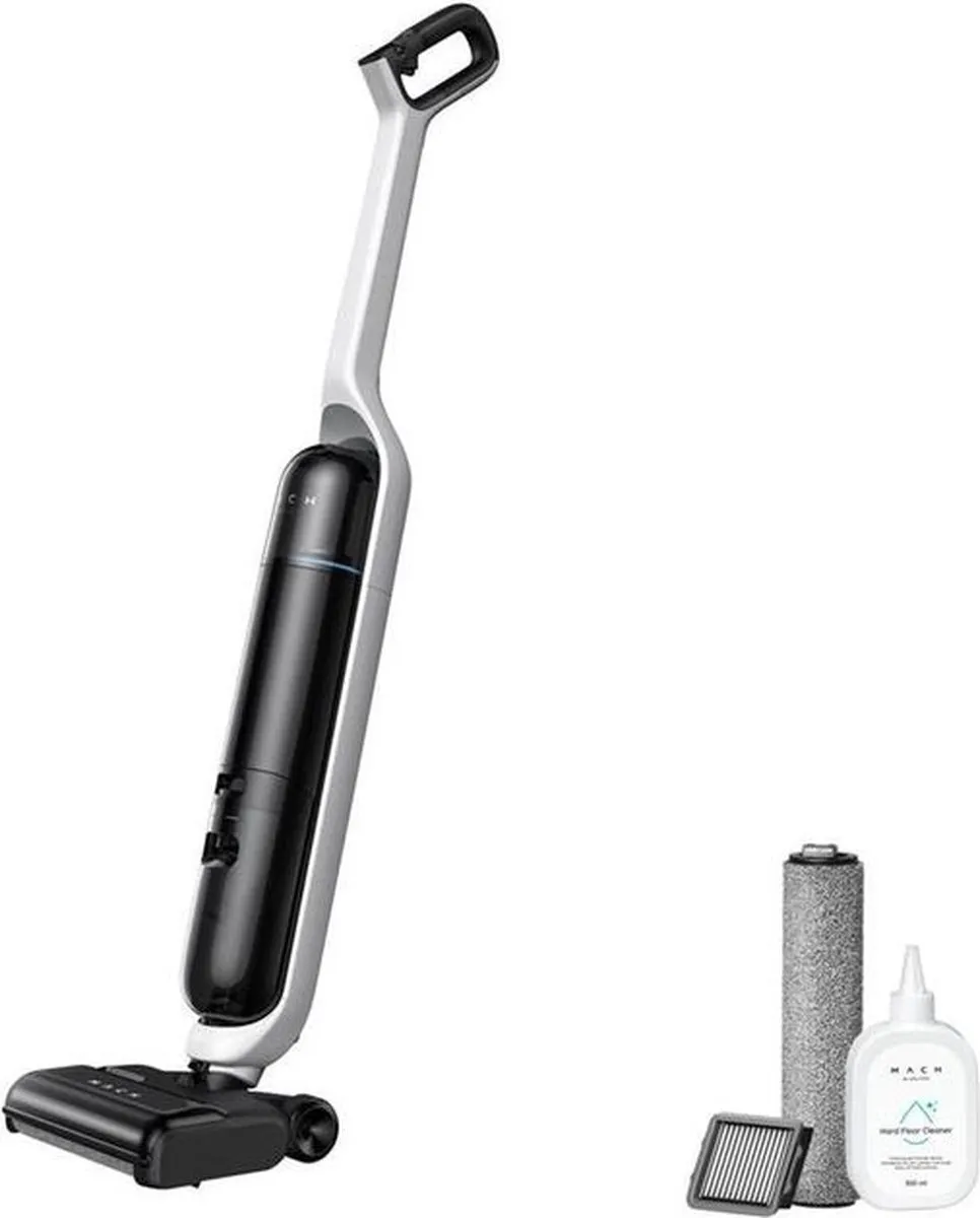Eufy Clean MACH V1 Ultra Staafstofzuiger - Zelfreinigend - 16.800 Airwatts - Zwart/Wit - afbeelding 6 van 6
