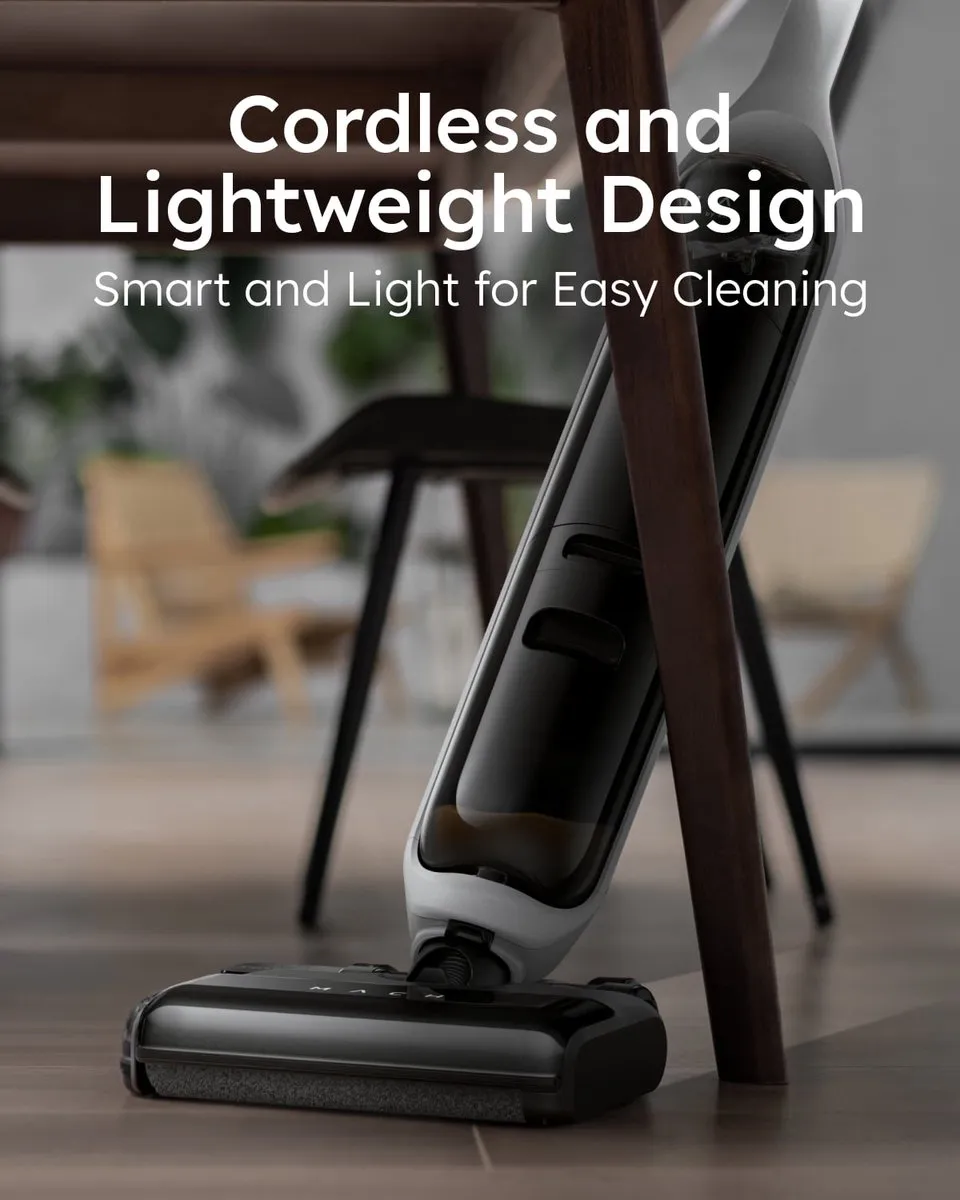 Eufy Clean MACH V1 Ultra Staafstofzuiger - Zelfreinigend - 16.800 Airwatts - Zwart/Wit